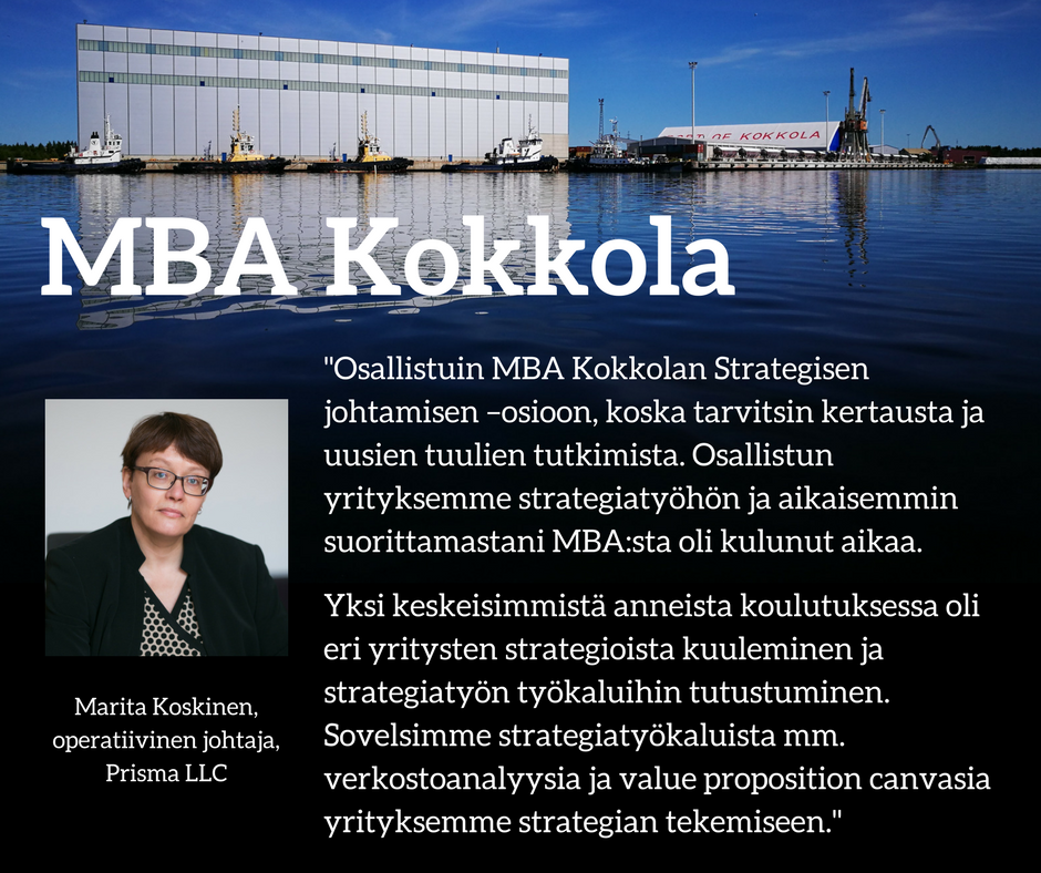 Mba Kokkola Marita Koskinen