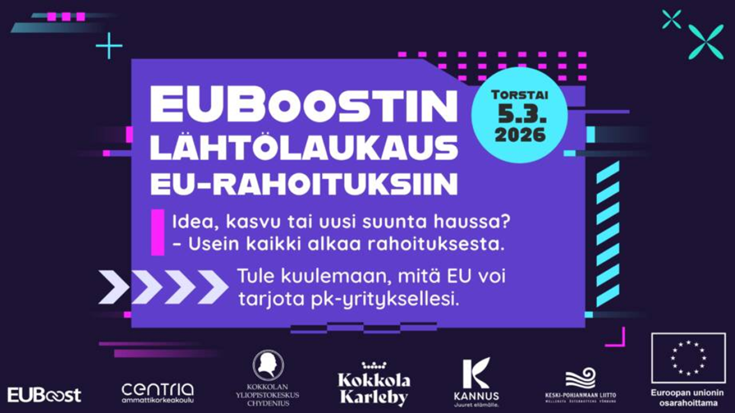 EUBoostin lähtölaukaus EU-rahoituksiin 5.3.2026